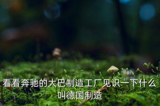 看看奔馳的大巴制造工廠見識一下什么叫德國制造