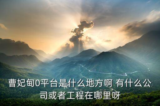 曹妃甸0平臺是什么地方啊 有什么公司或者工程在哪里呀
