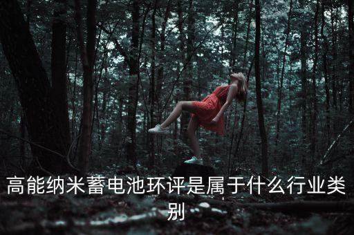 高能納米蓄電池環(huán)評(píng)是屬于什么行業(yè)類(lèi)別