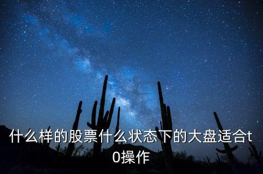 什么樣的股票什么狀態(tài)下的大盤適合t0操作