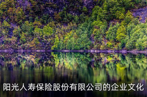 人保企業(yè)文化是什么，中國人壽保險(xiǎn)股份有限公司的企業(yè)文化是什么