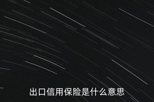 什么是短期出口信保項(xiàng)下融資，什么是短期融資