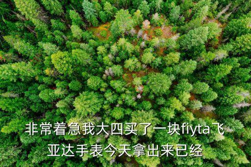 非常著急我大四買(mǎi)了一塊fiyta飛亞達(dá)手表今天拿出來(lái)已經(jīng)