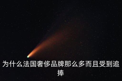 為什么法國(guó)奢侈品牌那么多而且受到追捧