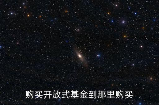 購買開放式基金到那里購買