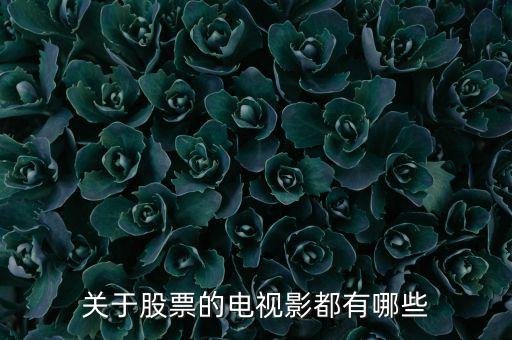 股票看什么電視劇有哪些，關(guān)于股票的電視影都有哪些
