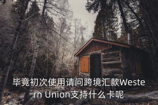 什么是西聯(lián)，畢竟初次使用請問跨境匯款Western Union支持什么卡呢