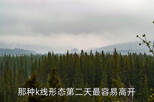 那種k線形態(tài)第二天最容易高開(kāi)