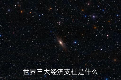世界三大經(jīng)濟板塊是什么，世界三大經(jīng)濟支柱是什么
