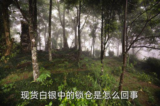 現(xiàn)貨白銀的鎖倉是什么意思，現(xiàn)貨白銀中的鎖倉是怎么回事