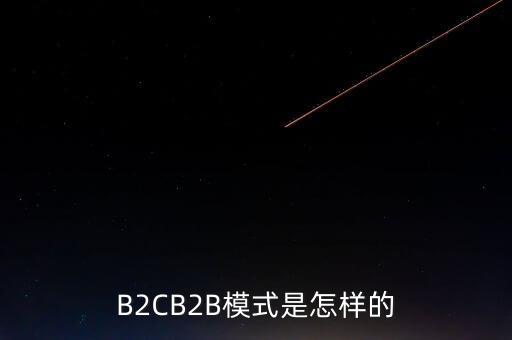 2b商業(yè)模式是什么，請問什么是B2BB2C