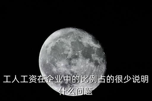 企業(yè)代工比例低說明什么，工人工資在企業(yè)中的比例占的很少說明什么問題