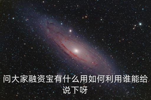 融資寶是什么，法海網(wǎng)的融資寶是干什么用的呀