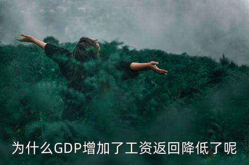 為什么gdp增高工資不高，為什么GDP每年都上升而老百姓的收入卻入不