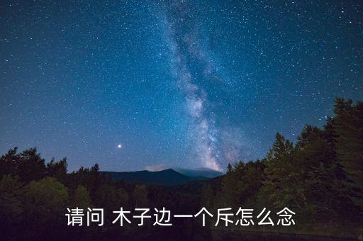 木斥讀什么，木甾讀什么