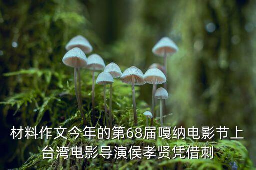 材料作文今年的第68屆嘎納電影節(jié)上臺(tái)灣電影導(dǎo)演侯孝賢憑借刺