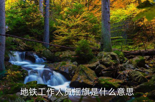 搖旗處罰是什么，地鐵工作人員搖旗是什么意思