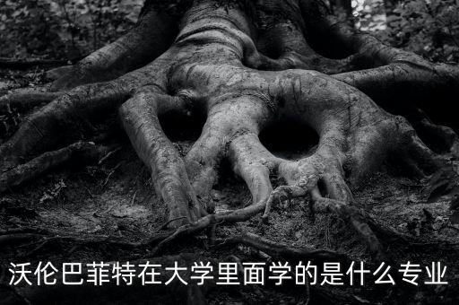 巴菲特學(xué)什么專業(yè)的，巴菲特是學(xué)什么專業(yè)畢業(yè)的