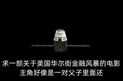 求一部關(guān)于美國華爾街金融風暴的電影主角好像是一對父子里面還