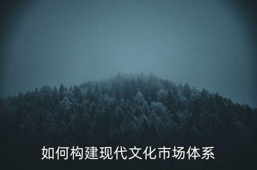 什么是現(xiàn)代文化市場體系，現(xiàn)代市場體系含義是什么 回答越簡潔越好最好一句話概括  問