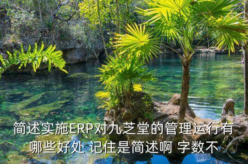 九芝堂籌劃什么重大事項(xiàng)，簡(jiǎn)述實(shí)施ERP對(duì)九芝堂的管理運(yùn)行有哪些好處 記住是簡(jiǎn)述啊 字?jǐn)?shù)不