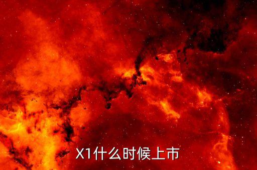 X1什么時(shí)候上市