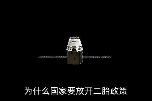 為什么國家要放開二胎政策