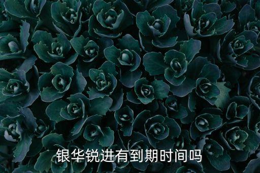 銀華銳進(jìn)什么時(shí)候到期，銀華銳進(jìn)有到期時(shí)間嗎