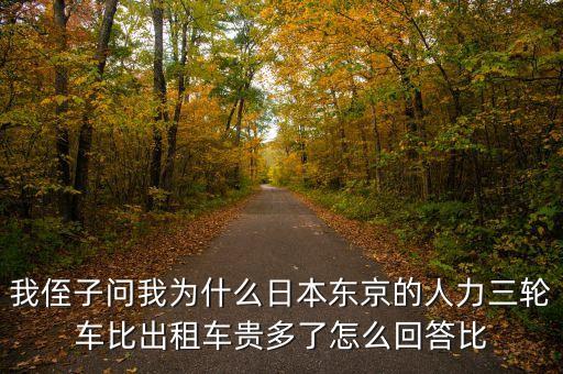 我侄子問(wèn)我為什么日本東京的人力三輪車(chē)比出租車(chē)貴多了怎么回答比