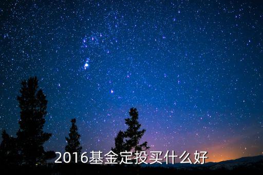 2016年買(mǎi)什么基金最好，2016基金定投買(mǎi)什么好