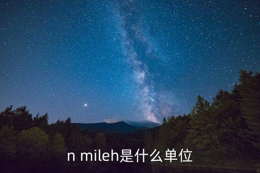 n惠倫是什么公司，n mileh是什么單位