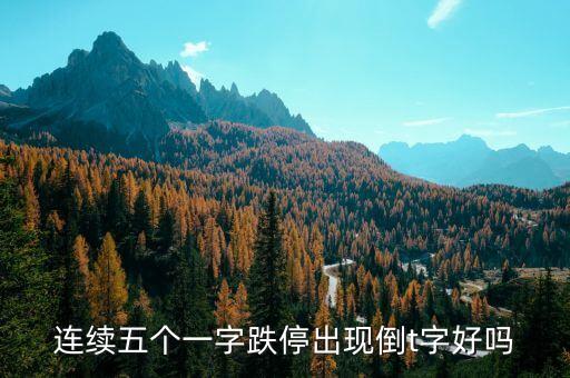 連續(xù)五個(gè)一字跌停出現(xiàn)倒t字好嗎