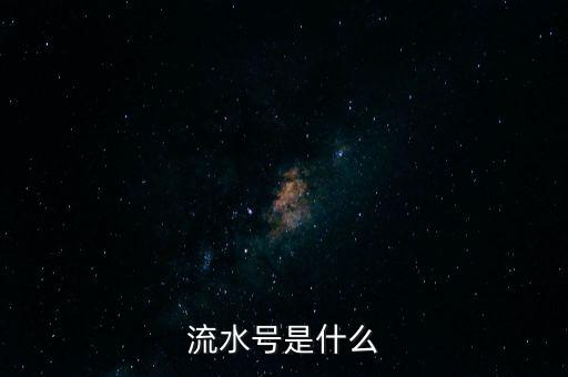 余額寶轉(zhuǎn)賬流水號(hào)是什么，支付寶里的流水號(hào)是什么意思