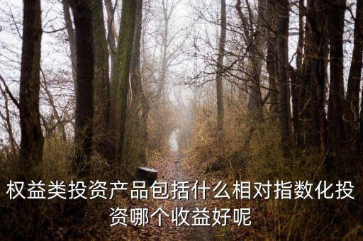 權(quán)益類投資產(chǎn)品包括什么相對指數(shù)化投資哪個收益好呢