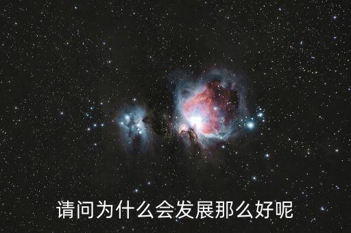 請問為什么會發(fā)展那么好呢