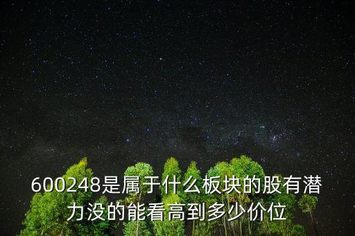 佳電股份是什么板塊，600248是屬于什么板塊的股有潛力沒(méi)的能看高到多少價(jià)位