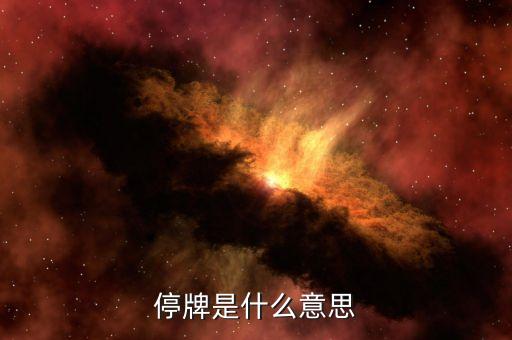 公司債券停牌什么意思，停牌是什么意思