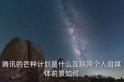 什么是芒種計劃，騰訊的芒種計劃是什么互聯(lián)網(wǎng)個人自媒體前景如何