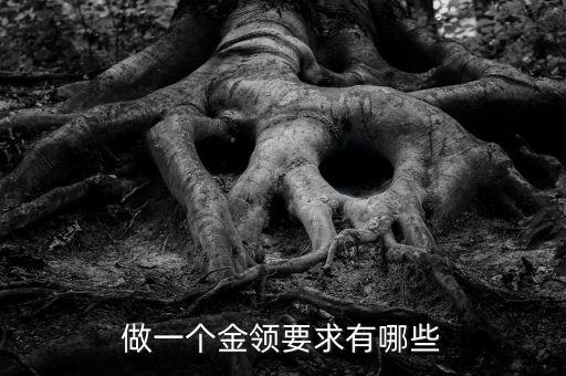 金領(lǐng)需要什么，怎樣才能成為金領(lǐng)