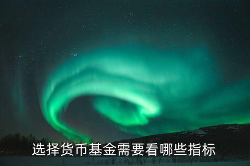 買貨幣基金看什么指標(biāo)，怎樣選擇貨幣基金看哪些指標(biāo)比較好