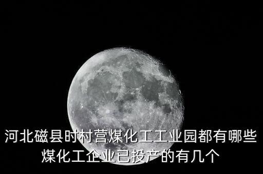 磁縣黑貓是干什么呢，河北磁縣時村營煤化工工業(yè)園都有哪些煤化工企業(yè)已投產(chǎn)的有幾個