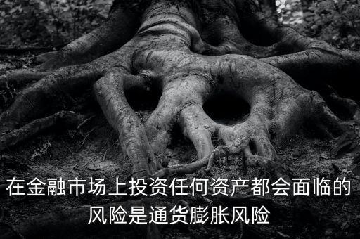 在金融市場(chǎng)上投資任何資產(chǎn)都會(huì)面臨的風(fēng)險(xiǎn)是通貨膨脹風(fēng)險(xiǎn)