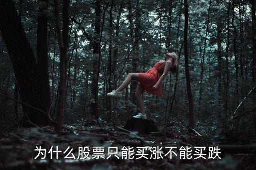 股票為什么不能買跌，股票只能買低不能買跌如何理解啊
