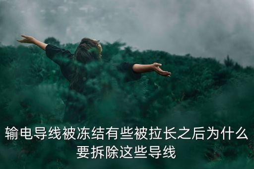 輸電導(dǎo)線被凍結(jié)有些被拉長(zhǎng)之后為什么要拆除這些導(dǎo)線
