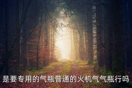 是要專(zhuān)用的氣瓶普通的火機(jī)氣氣瓶行嗎