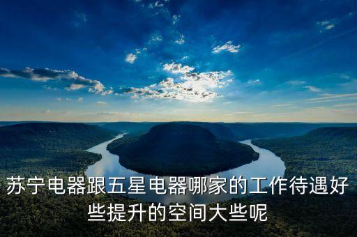 五星電器運(yùn)營(yíng)和蘇寧有什么不同，蘇寧電器跟五星電器哪家的工作待遇好些提升的空間大些呢