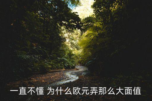 歐元為什么會(huì)出500和200面值的，一直不懂 為什么歐元弄那么大面值