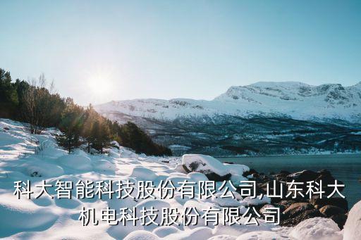 上?？拼笾悄芸萍脊煞萦邢薰?山東科大機(jī)電科技股份有限公司