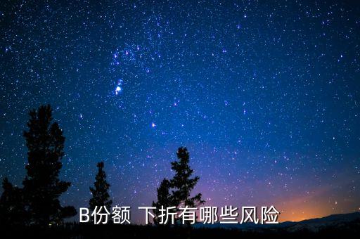 B份額 下折有哪些風(fēng)險(xiǎn)
