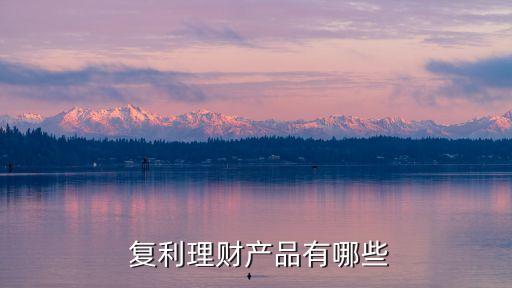 復利理財產品有哪些